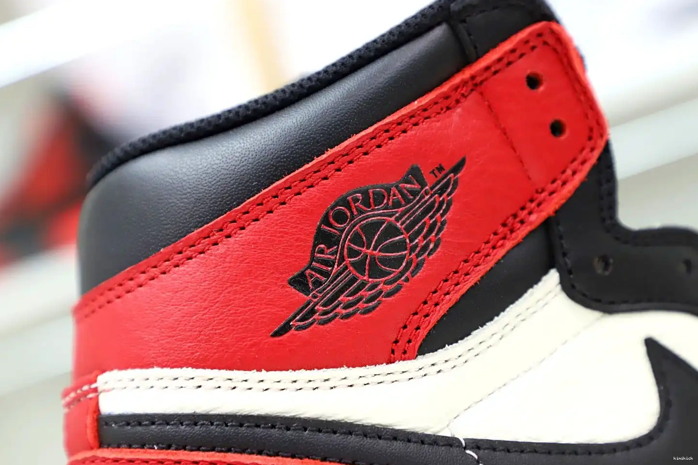 1 RETRO JORDAN 'BRED OG Kimikick AIR HIGH TOE' 0512